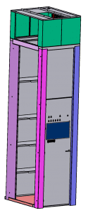 Схема модульного вытяжного шкафа
